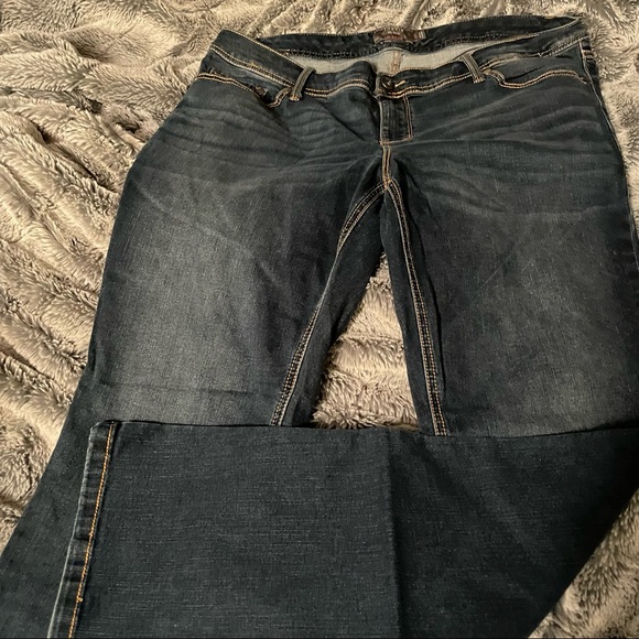 Torrid Dark Luxe Slim Bootcut Jeans 18R